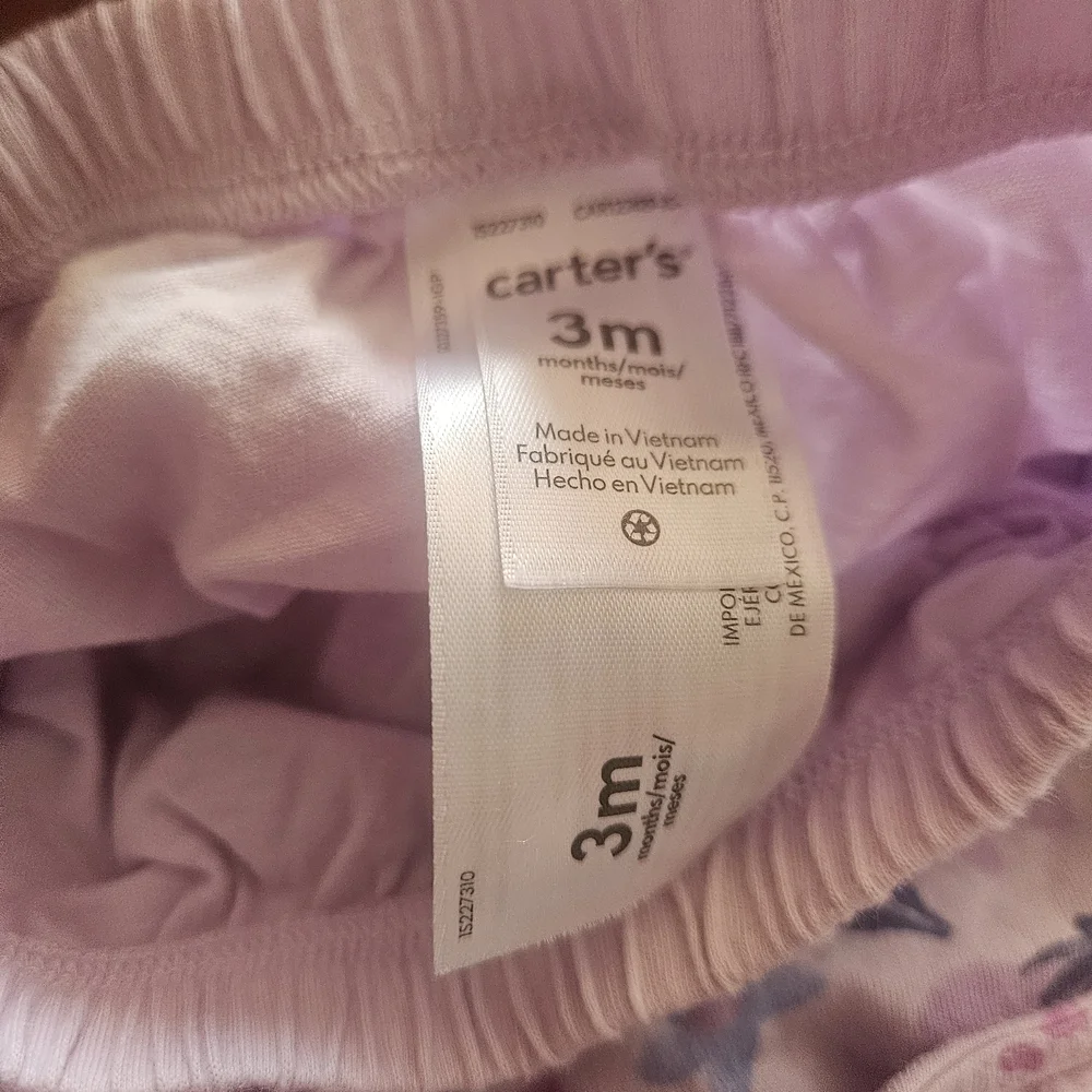 💝💝5/$25💝💝 Carter's Floral Dress & Diaper Cover Set - Pink and Blue